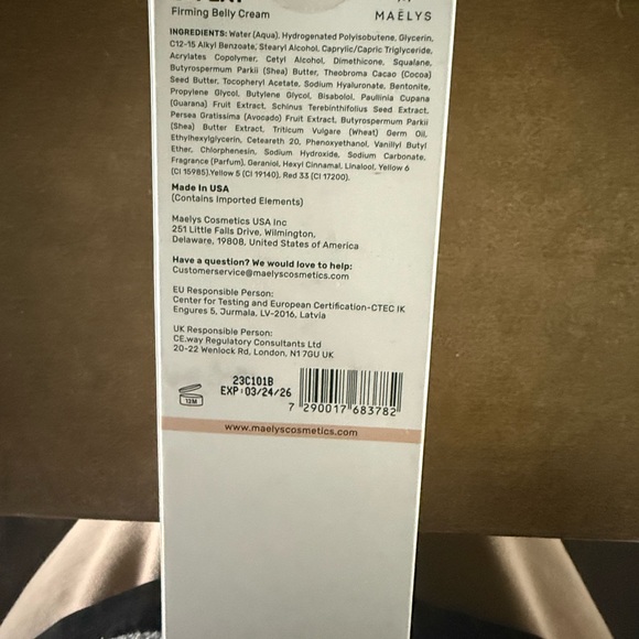 Maelys B•Flat Belly firming cream - Picture 2 of 3